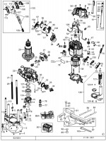 DeWalt T14K Plunge Router TYPE 1 Spare Parts